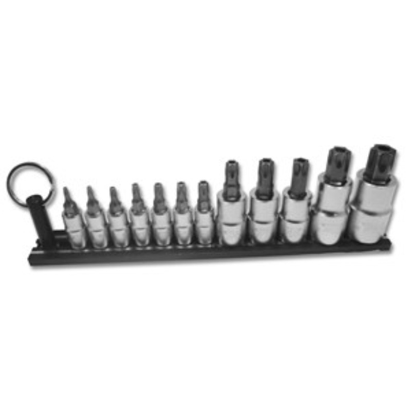 VIM Tools 12 Pc Standard Tamper Torx Socket Set – VMTMS-TRTORX