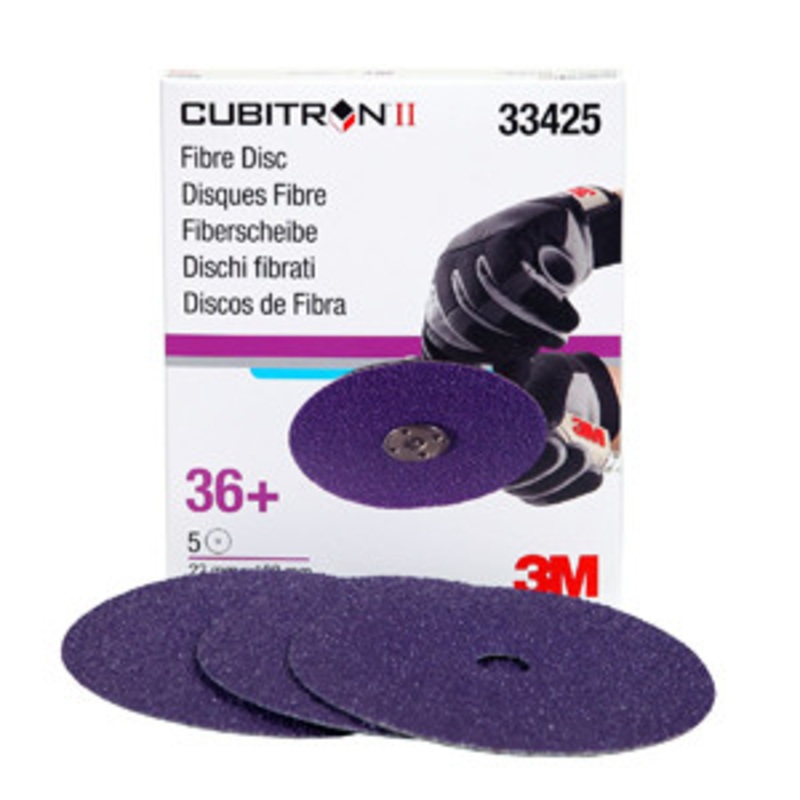 3M 7 x 7/8 Cubitron II 36G Abrasive Fibre Disc Box of 5 – MM33425
