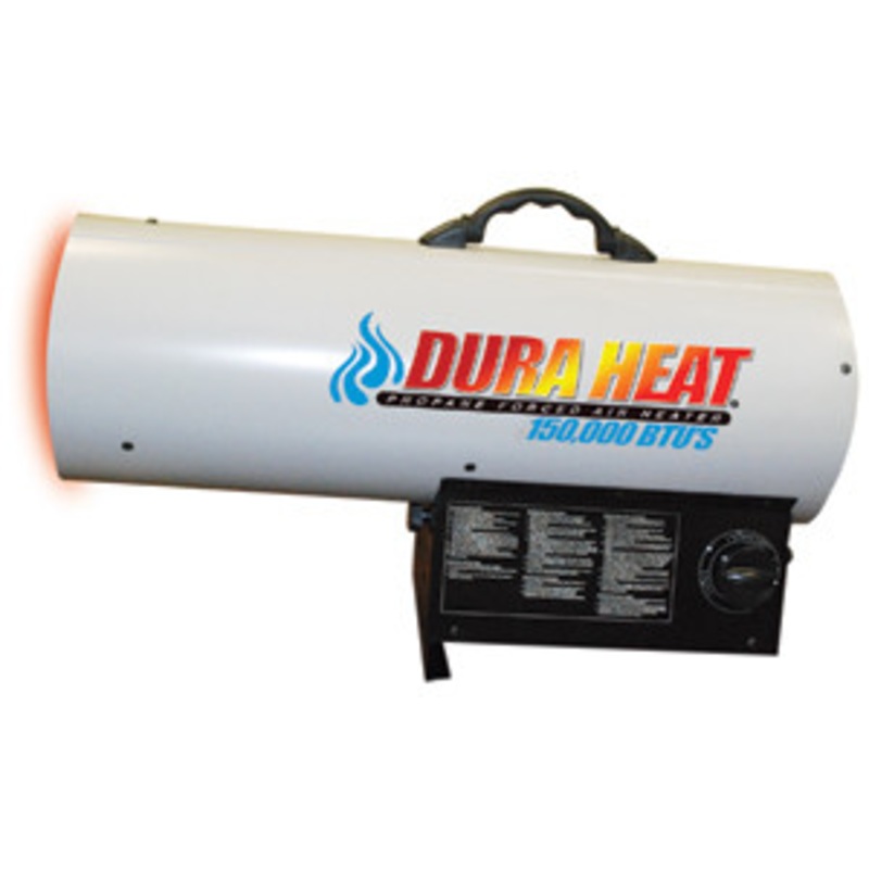 World Marketing of America Dura Heat 150 BTU Forced Air Propane Heater – DURGFA150A