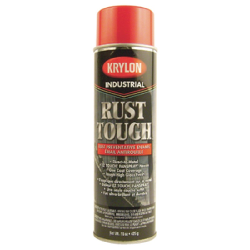 Krylon Rust Tough Paint for Rust Preventative Enamel, Safety Red (OSHA Red) 15 Oz. – 00639