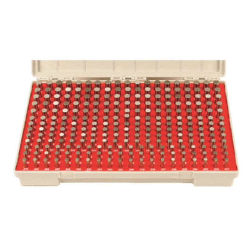 Vermont Gage 250 Piece ZZ Class Minus Pin Gage Set, .251 thru .500 Range