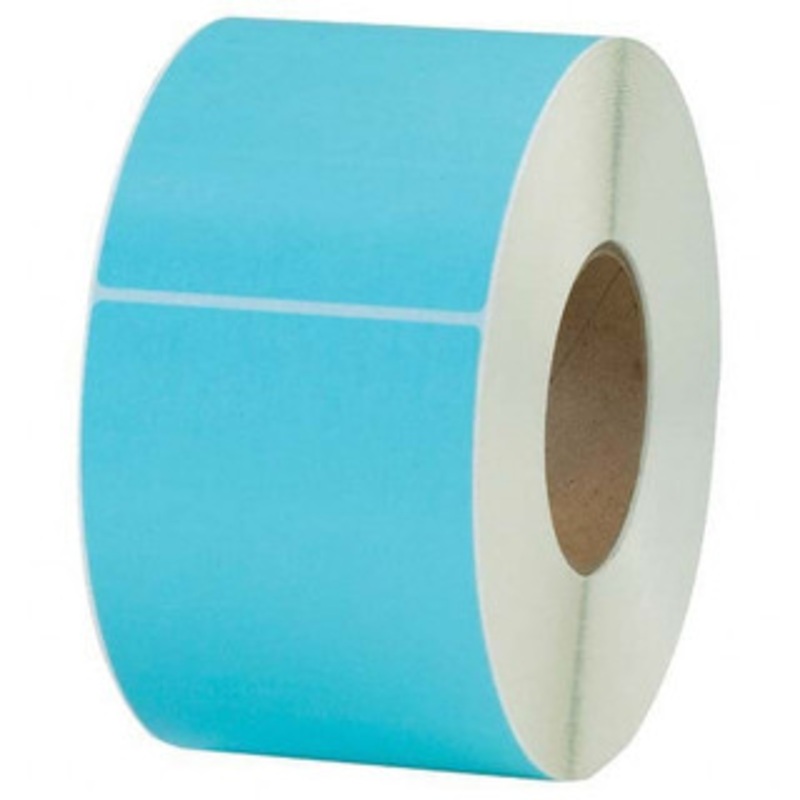 Value Collection Pack of 4 Rolls, 1,000 Labels per Roll, 4 x 6 Light Blue Topcoated Facestock Thermal Labels For Thermal Label Printers THL130BE – 97797815