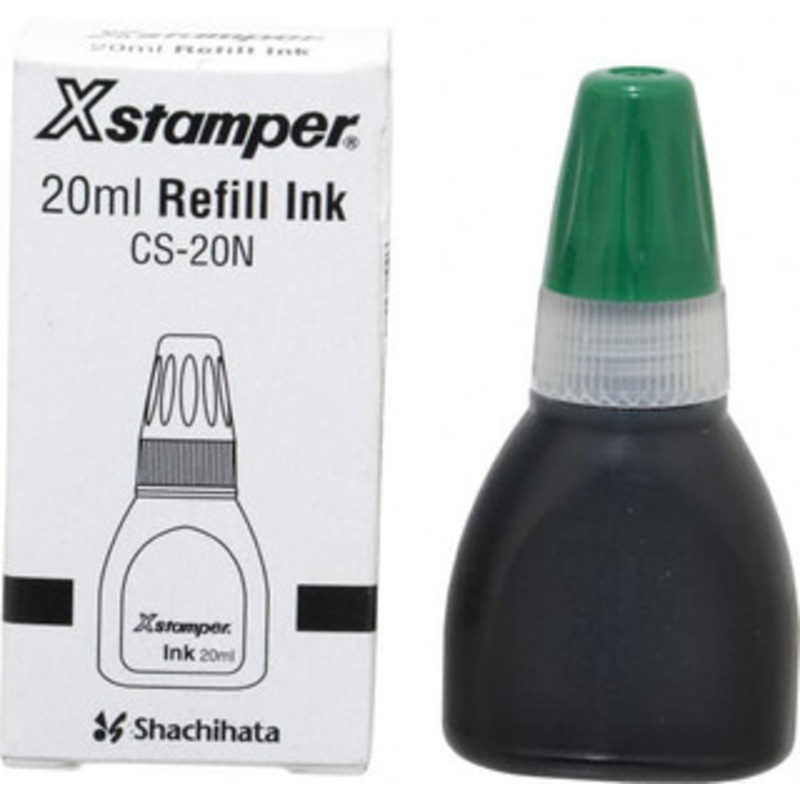 Value Collection Rubber Stamp Accessories, Type: Refill Ink, Color: Green, Container Size: 20 ml MSC-24214 – 09058694