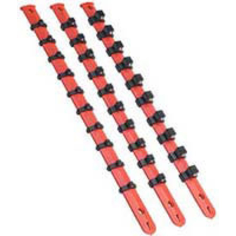 VIM Tools 1/4 3/8 1/2 Socket Rack Set with Ball Retainers – VMV523