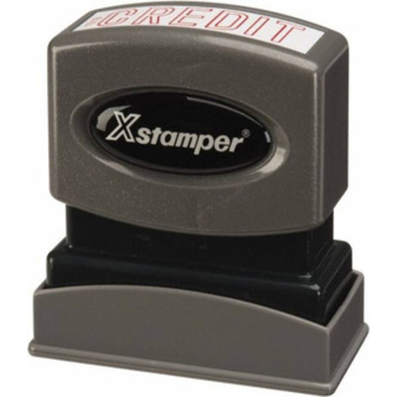Value Collection Credit, Red Pre-Inked Stamp 1/2 Inch Wide x 1-5/8 Inch Long MSC-1019 – 36969012