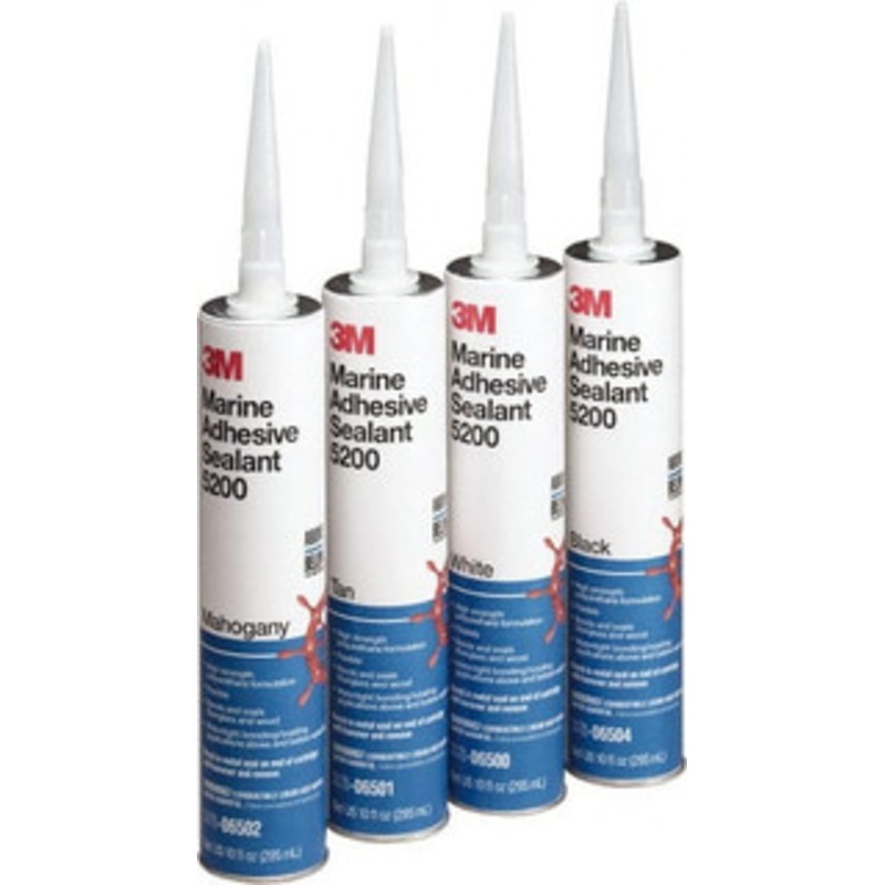 3M 12.8 oz Cartridge White Polyurethane Marine Adhesive Sealant 190F Max Operating Temp, 60 min Tack Free Dry Time 7000000629 – 51356871