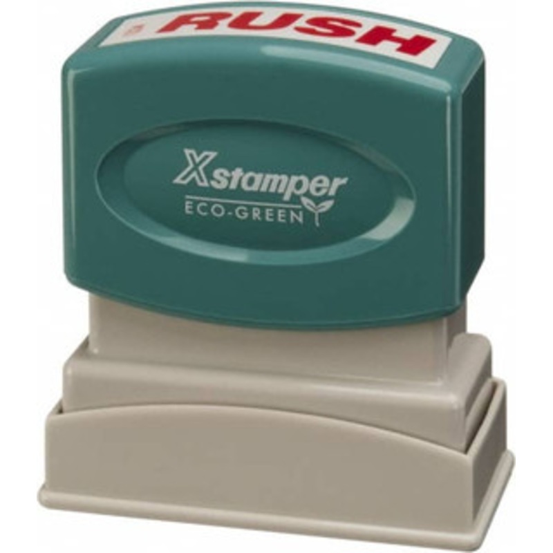 Value Collection Rush, Red Pre-Inked Stamp 1/2 Inch Wide x 1-5/8 Inch Long MSC-1334 – 36969467
