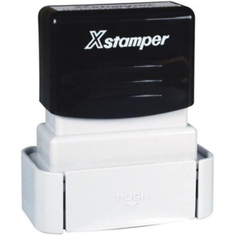Value Collection 1-5/8 Inch Long x 1/2 Inch Wide, 1/2 Inch Diameter, Pre-Inked Custom Inspection Stamp Customized Message, Available in Red, Black, Blue, Green, Purple, White MSC-F10 – 09058637
