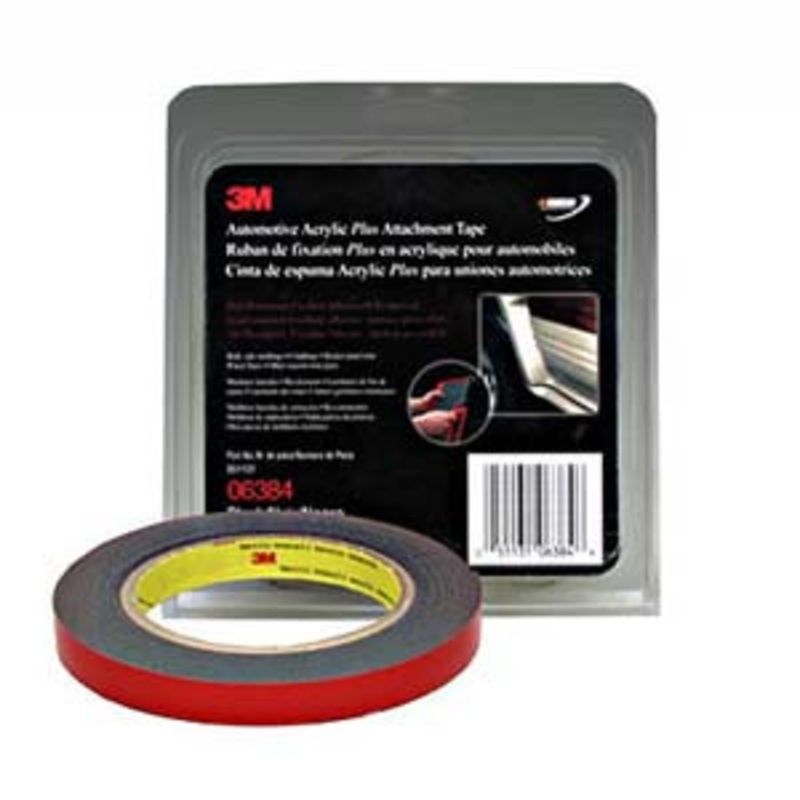3M 1/2×5 Yards Black Automotive Acrylic Attachment Tape – MM06384