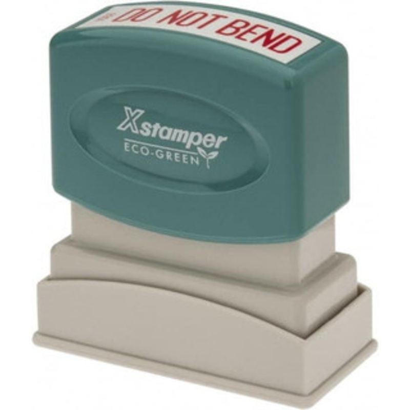 Value Collection Do Not Bend, Red Pre-Inked Stamp 1/2 Inch Wide x 1-5/8 Inch Long MSC-1537 – 36969046