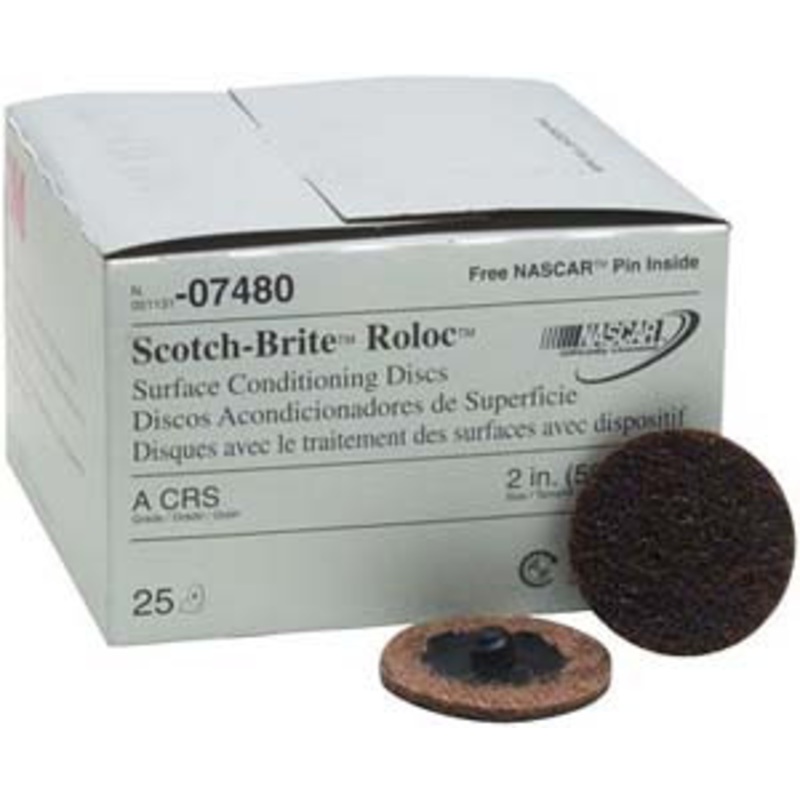 3M 2 Coarse Roloc Conditioning Cleaning Discs – MM07480