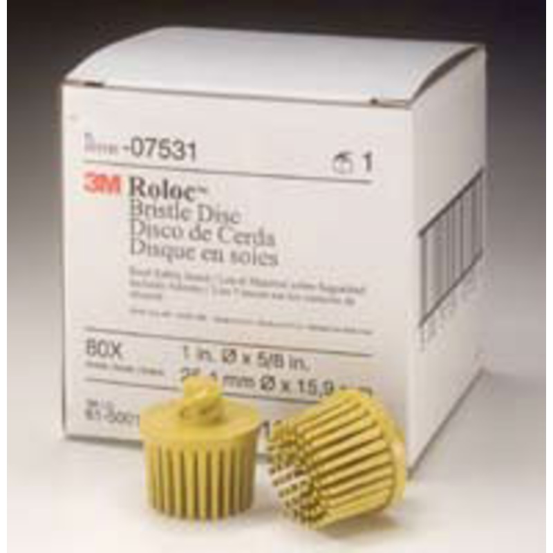 3M Bristle Disc 1 Medium Yellow Scotch-Brite Roloc – MM07531