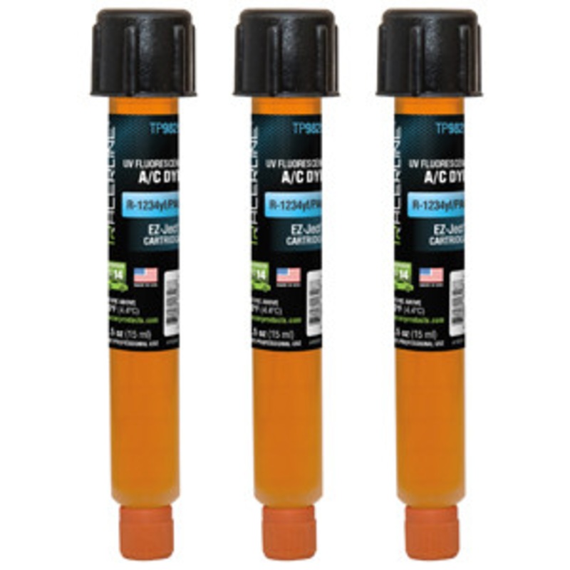 Tracer Products R-1234YF/Pag 3-EZ-Ject A/C Dye Cartridges – FUTP9825-P3
