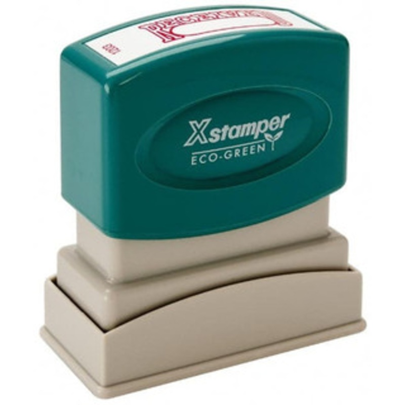 Value Collection Received, Red Pre-Inked Stamp 1/2 Inch Wide x 1-5/8 Inch Long MSC-1203 – 36969434