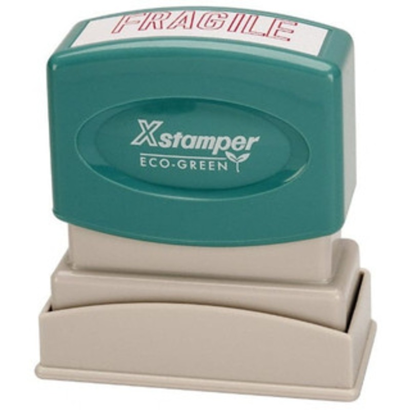 Value Collection Fragile, Red Pre-Inked Stamp 1/2 Inch Wide x 1-5/8 Inch Long MSC-1010 – 36969285