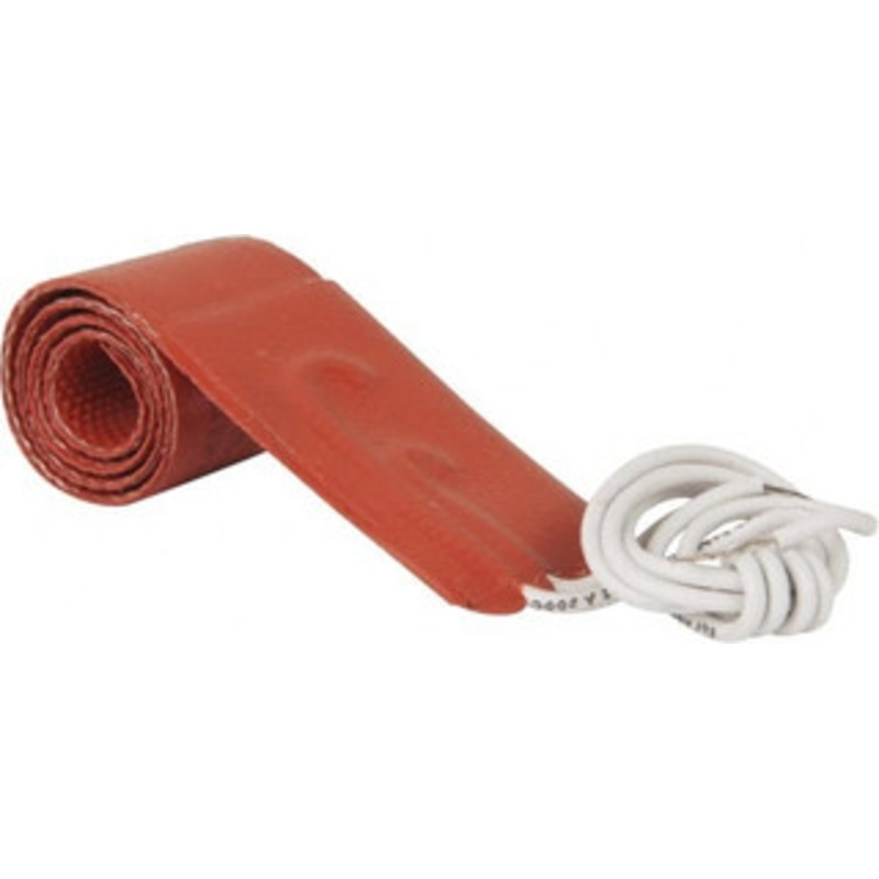 Value Collection 12 Long x 1 Wide, Rectangular, Silicon Rubber, Standard Heat Blanket 120 Volt, Plain Back, Use with Metal Containers SR4039 – 03157013