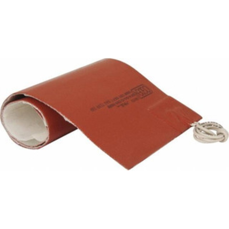 Value Collection 18 Long x 6 Wide, Rectangular, Silicon Rubber, Standard Heat Blanket 120 Volt, Adhesive Back, Use with Metal Containers SR4122 – 03157849