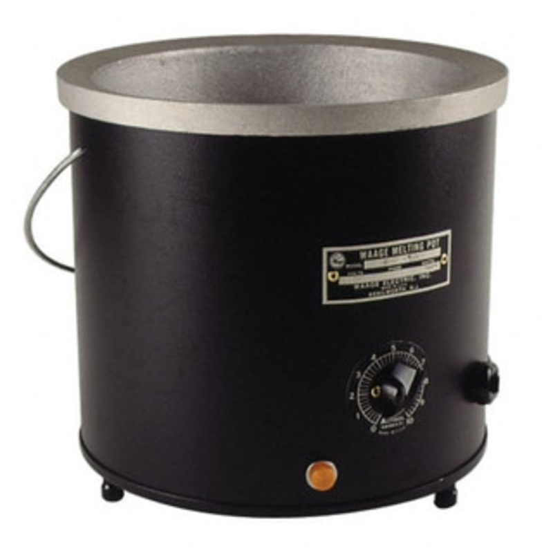 Waage Electric 2 Gal, 6 Deep, 200 to 550F, Dip Coat Pot 10-1/2 ID, 115 Volts, 2000 Watts WP16A-7-1 – 31734122