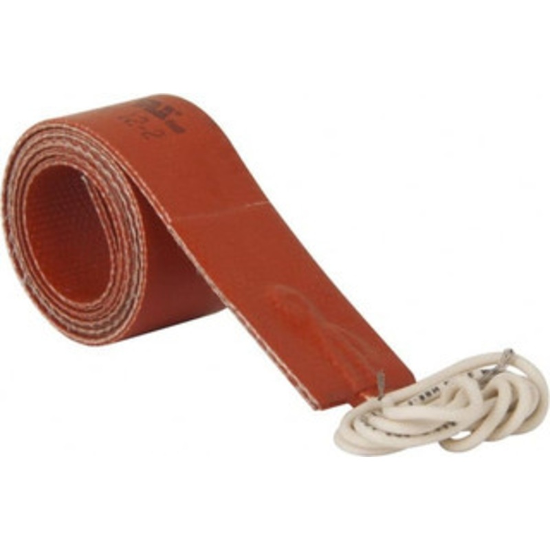 Value Collection 24 Long x 1 Wide, Rectangular, Silicon Rubber, Standard Heat Blanket 120 Volt, Plain Back, Use with Metal Containers SR4047 – 03157096