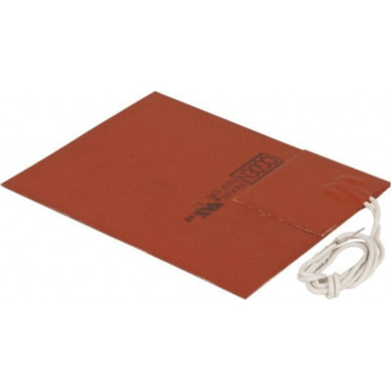 Value Collection 5 Long x 4 Wide, Rectangular, Silicon Rubber, Standard Heat Blanket 120 Volt, Plain Back, Use with Metal Containers SR4101 – 03157633