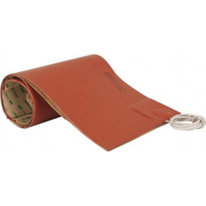 Value Collection 24 Long x 6 Wide, Rectangular, Silicon Rubber, Standard Heat Blanket 120 Volt, Adhesive Back, Use with Metal Containers SR4128 – 03157906