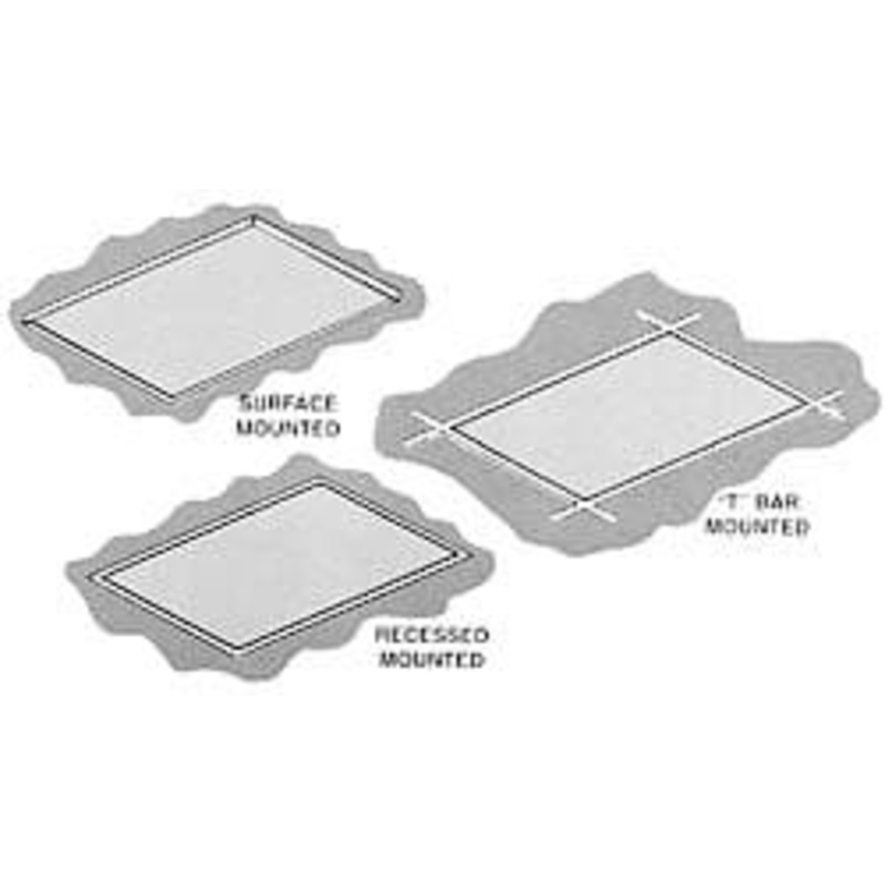 TPI 277 Volt, 47-3/4 Long Ceiling Heating Panel 2560 Max BTU, 750 Watt CP707 – 76934041
