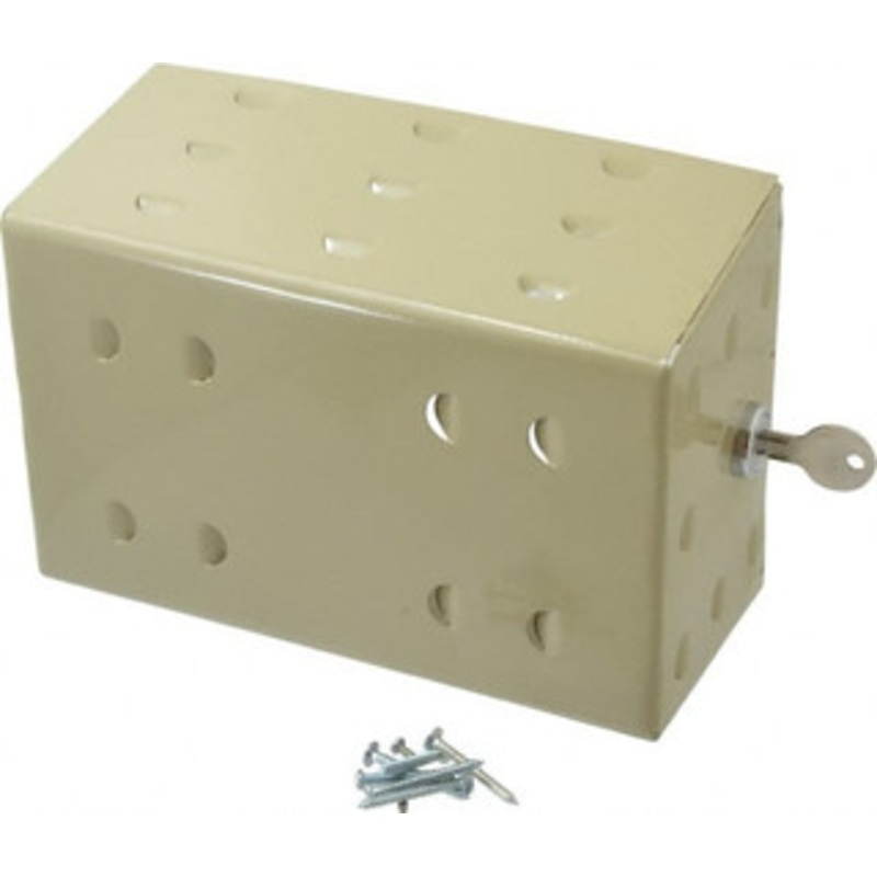 Value Collection Steel Ring Base Thermostat Guard 4-1/4 Inside Width x 3-9/16 Inside Depth x 6-3/4 Inside Height 70224 (BTG-UWM) – 76940683