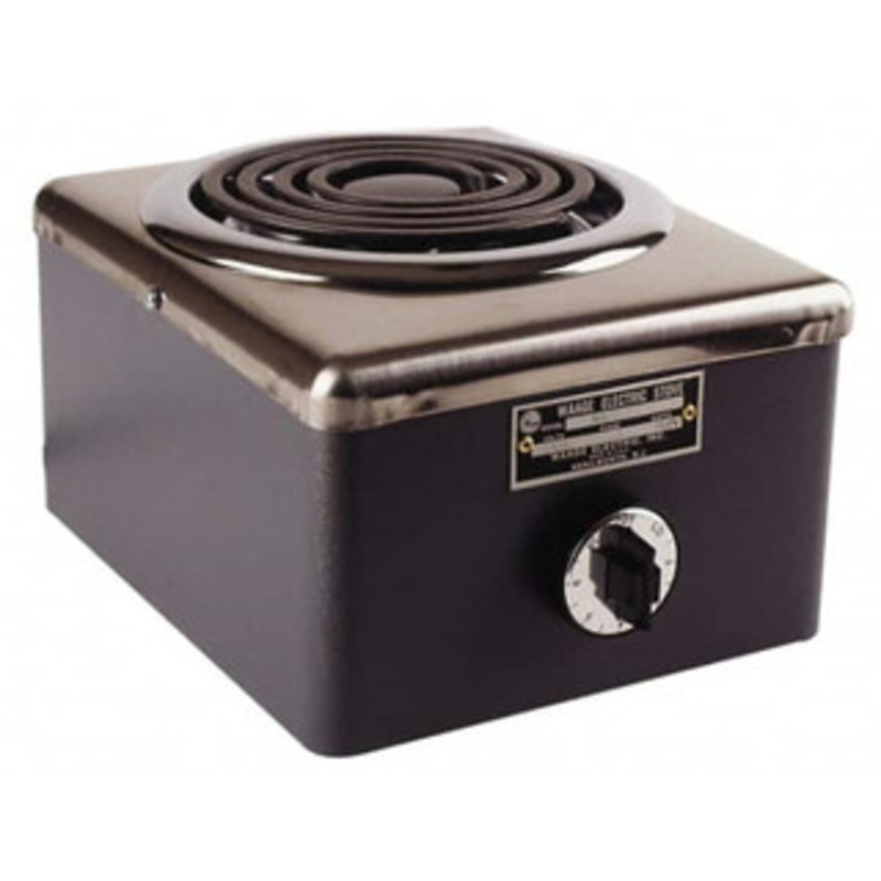 Waage Electric 10 Long x 8 Wide x 7 High, 115 Volt Hot Plate 1 Burner, 1500 Watt, 13 Amps D8F1 – 31734585