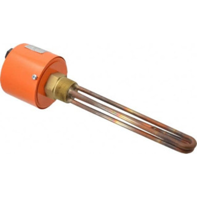 Value Collection 2 Element, 9-1/4 Immersion Length, Standard Housing, Copper Pipe Plug Immersion Heater 1 Phase, 120 Volt, 2,000 Watt, 60 Watts/Sq In, Brass Plug KI-2T1-0112-M1 – 00365536