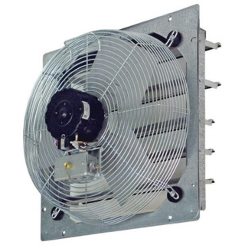 TPI 30 Blade, Direct Drive, 1/4 hp, 3,950 & 3,080 CFM, Totally Enclosed Exhaust Fan 33-1/8 Opening Height x 33-1/8 Opening Width, 120 Volt, 2 Speed, Single Phase CE 30-DS – 62174503