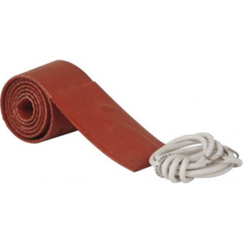 Value Collection 18 Long x 1 Wide, Rectangular, Silicon Rubber, Standard Heat Blanket 120 Volt, Plain Back, Use with Metal Containers SR4043 – 03157054