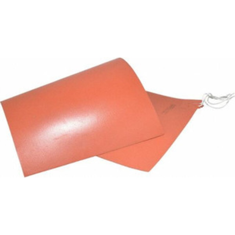 Value Collection 24 Long x 12 Wide, Rectangular, Silicon Rubber, Standard Heat Blanket 120 Volt, Plain Back, Use with Metal Containers SR4143 – 03158052