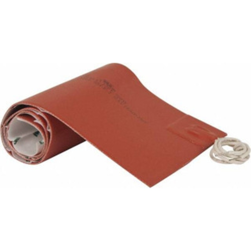 Value Collection 24 Long x 6 Wide, Rectangular, Silicon Rubber, Standard Heat Blanket 120 Volt, Adhesive Back, Use with Metal Containers SR4126 – 03157880