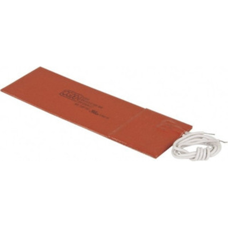 Value Collection 6 Long x 2 Wide, Rectangular, Silicon Rubber, Standard Heat Blanket 120 Volt, Adhesive Back, Use with Metal Containers SR4058 – 03157203