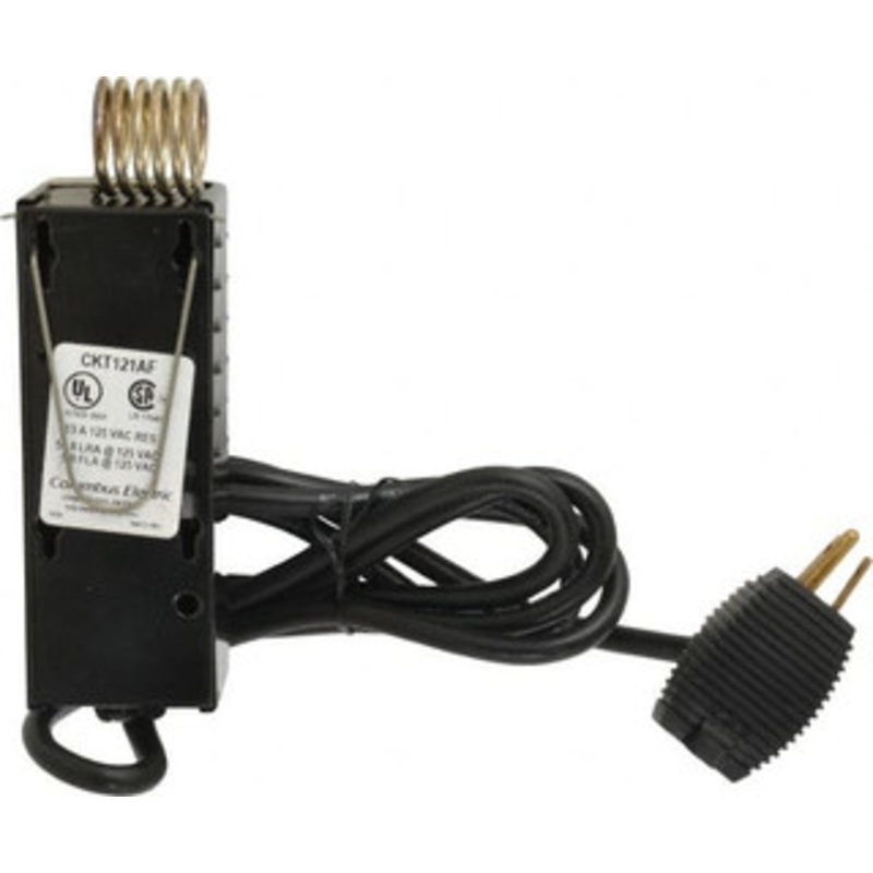 TPI 40 to 110F, Heat Only, Industrial Thermostat (Coiled Capillary Temperature Sensor) 125 to 277 Volts, Snap Acting Switch CKT121AF – 00077628