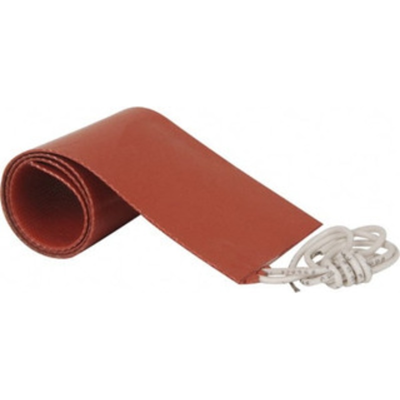 Value Collection 18 Long x 3 Wide, Rectangular, Silicon Rubber, Standard Heat Blanket 120 Volt, Plain Back, Use with Metal Containers SR4091 – 03157534