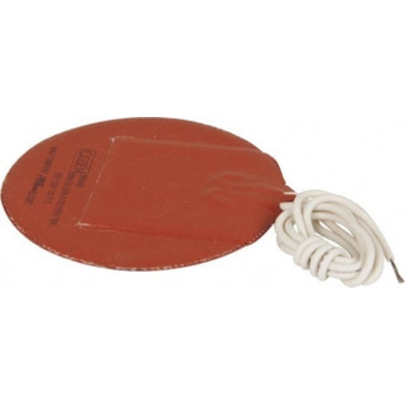 Value Collection Round, Silicon Rubber, Standard Heat Blanket 120 Volt, Plain Back, Use with Metal Containers SR3949 – 03156239