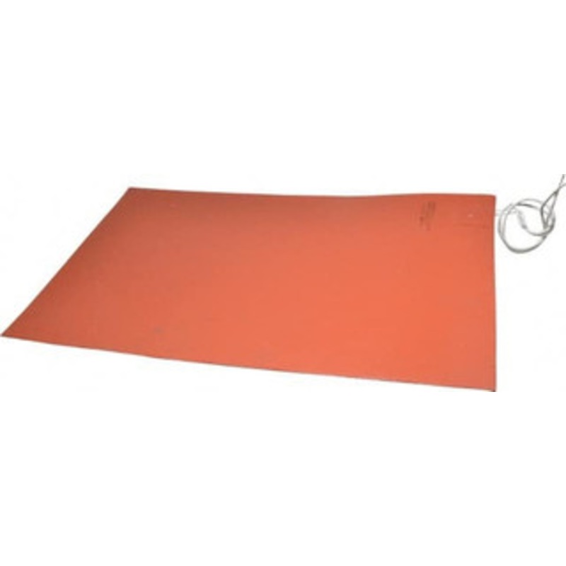 Value Collection 18 Long x 12 Wide, Rectangular, Silicon Rubber, Standard Heat Blanket 120 Volt, Adhesive Back, Use with Metal Containers SR3918 – 03158003
