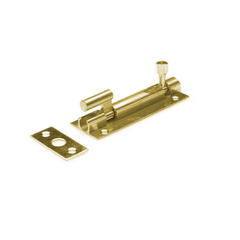 2” Cranked Door Bolt Brass Effect Diy Home 5252 (Large Letter Rate)