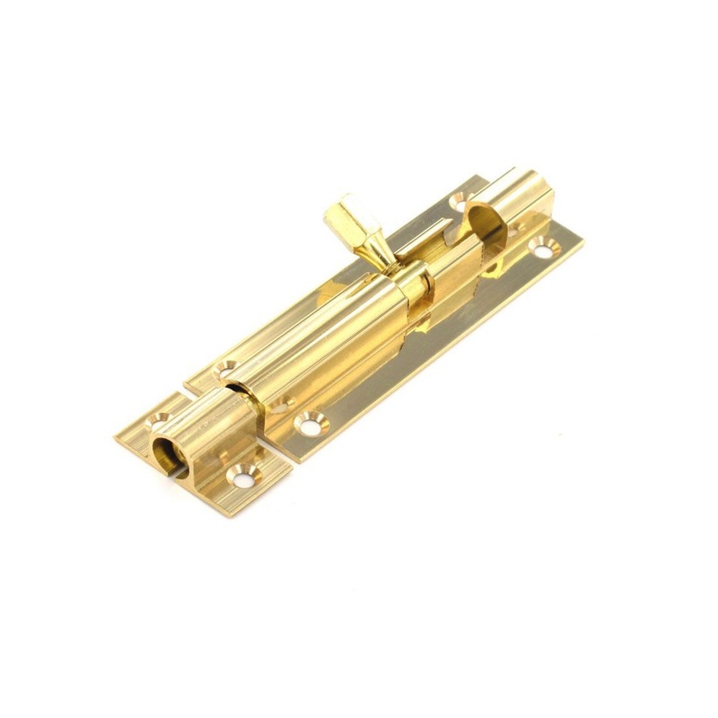 3” Straight Door Bolt Brass Effect Home Diy 5248 (Large Letter Rate)
