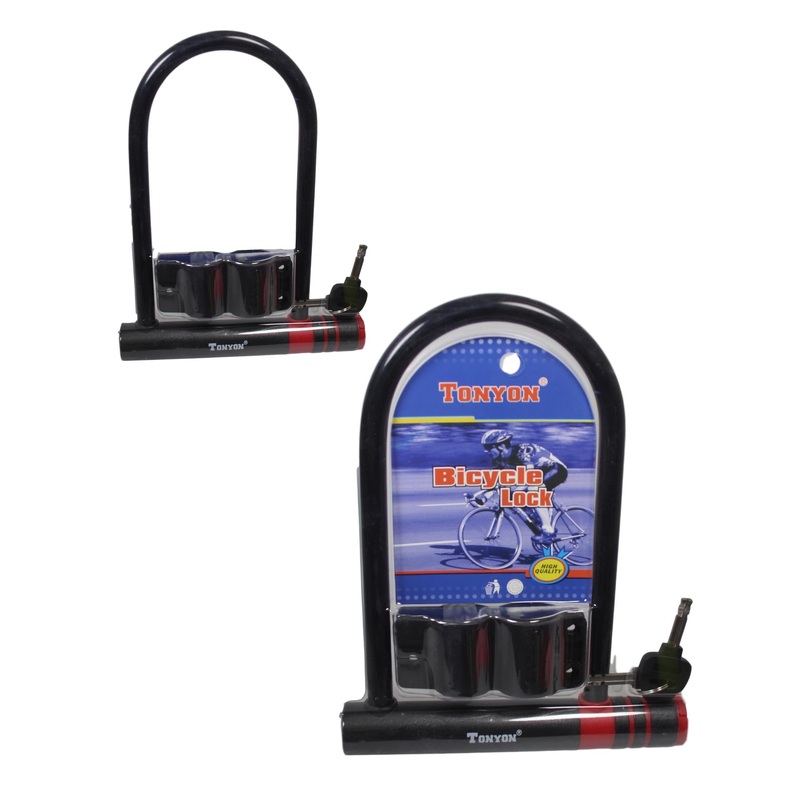 Multifunction Bike Lock Heavy Duty Multipurpose Use Black Bike Lock 195mm x 245mm 5514 (Parcel Rate)