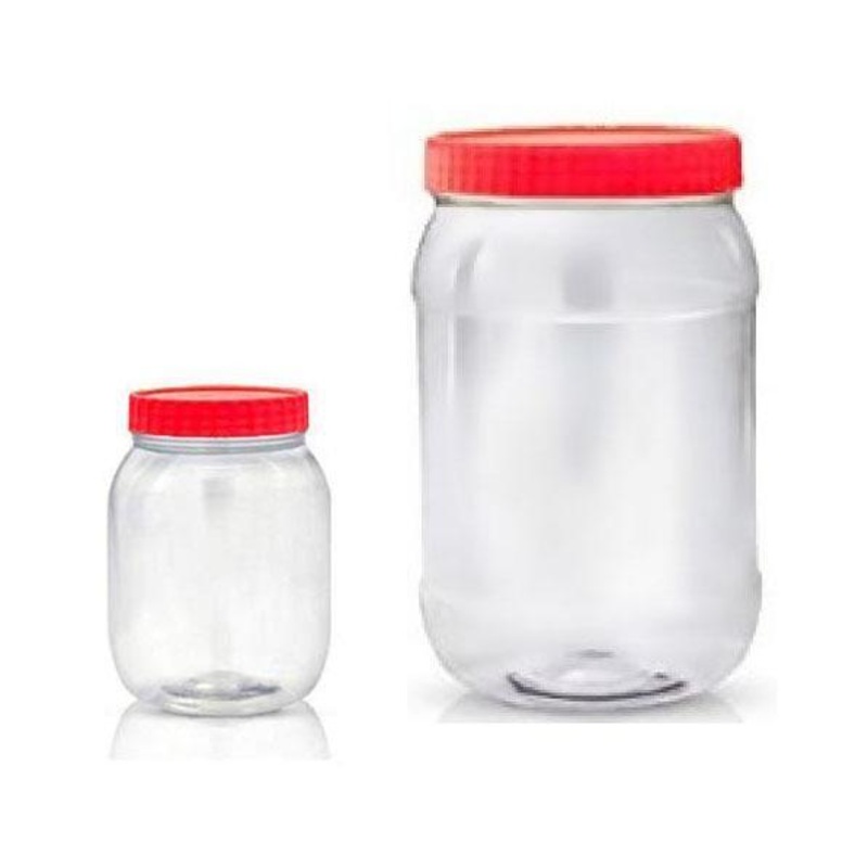 Plastic Kitchen Pet Food Storage Jar 3 Litre +0.50 Litre 3335 (Parcel Rate)