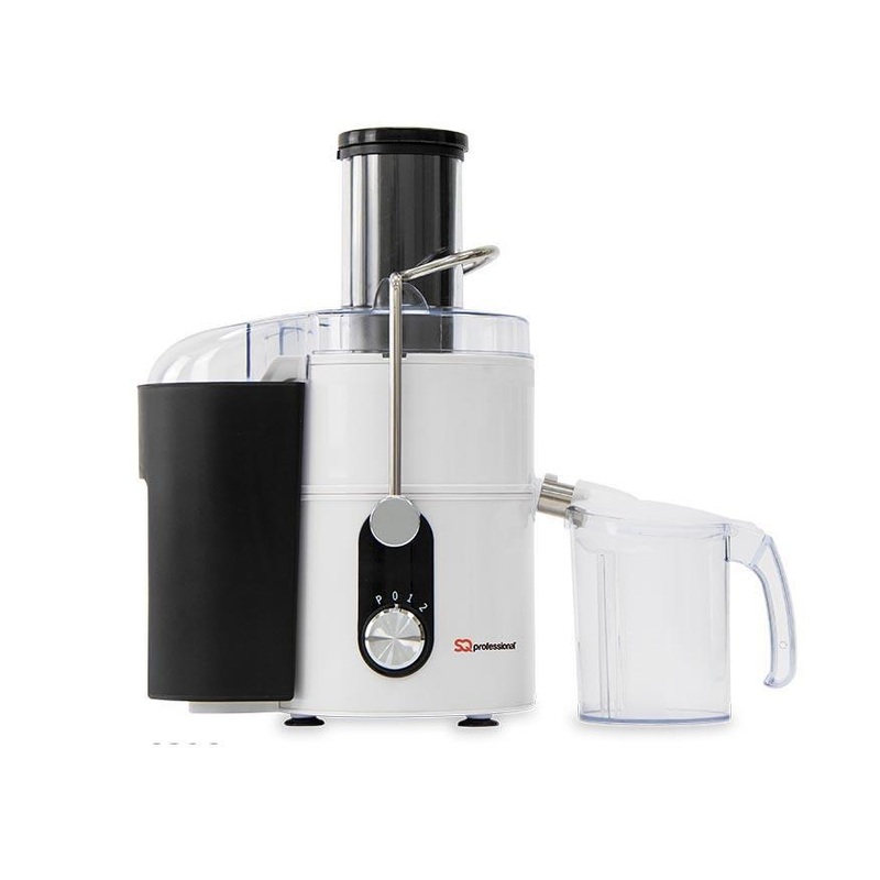 SQ Pro Powerful 800w Centrifugal Whole Fruit & Veg 700ml Jug 1.4L Pulp Collector White 9916 (Big Parcel Rate)