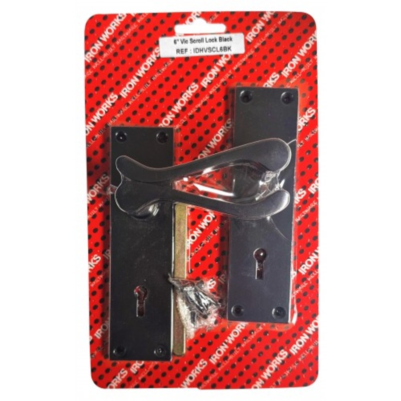 6″ Vic Scroll Lock Handle Black 7284 A (Parcel Rate)