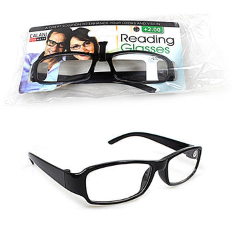 Plastic Calani Reading Glasses +1.50 Assorted Colours BOX150 / RD150 (Parcel Rate)