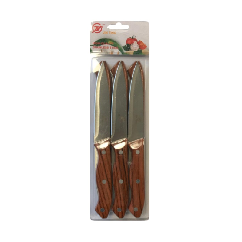 Stainless Steel Kitchen Knife 22.5 cm Pack of 6 SG9082 (Parcel Rate)