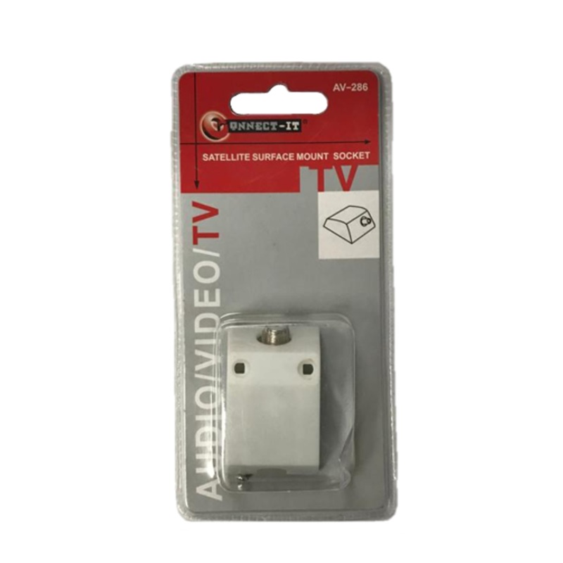 Audio / Video / TV Satellite Surface Mount Socket AV286 (Large Letter Rate)