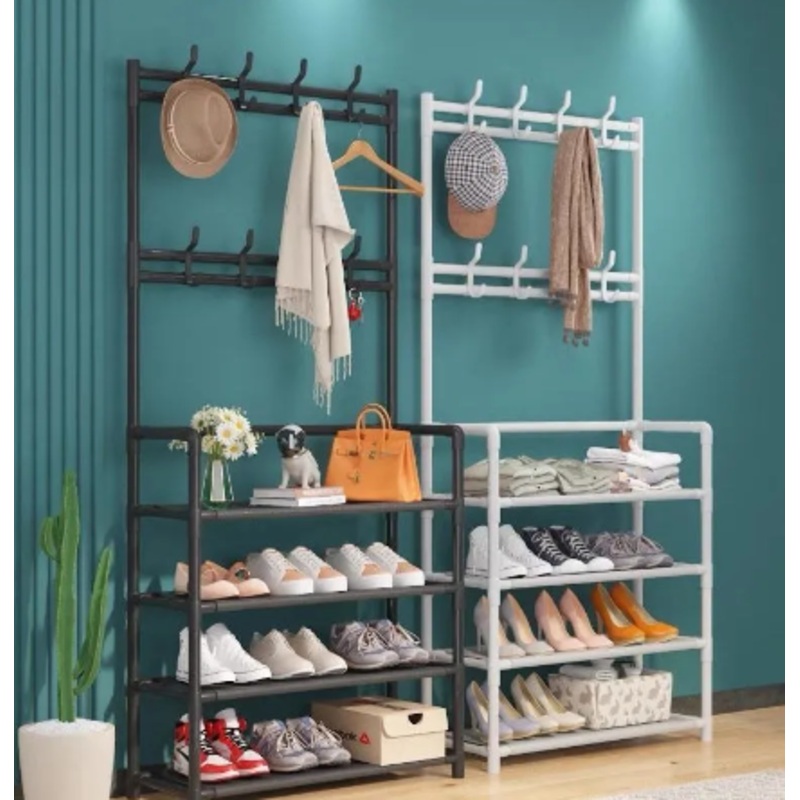 Multi-functional Shoe and Hat Rack 80 x 26 x 153 cm Assorted Colours 6815 (Big Parcel Rate)