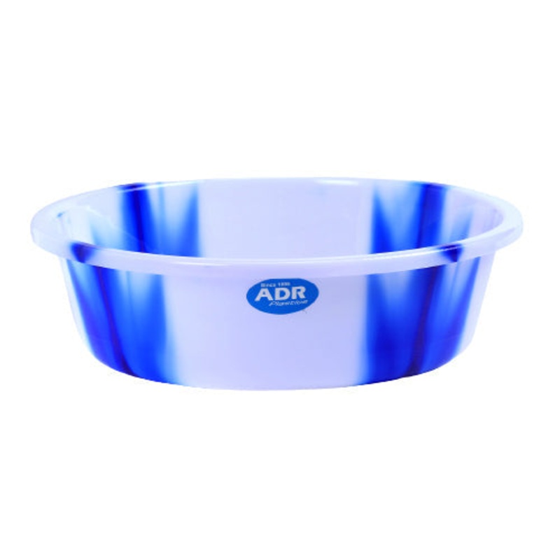 16″ Plastic Washing Bowl Basin Tie Dye Print Assorted Colours MX4077 A (Big Parcel Rate)