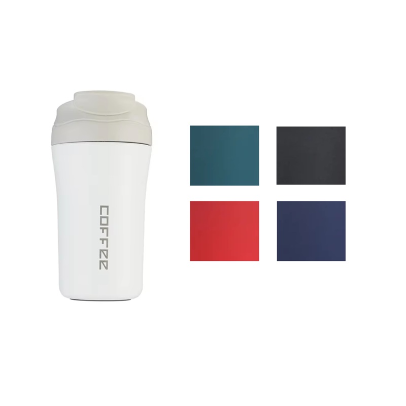 Stainless Steel Coffee Travel Cup Tumbler 15 x 7.5 cm Assorted Colours 7393 (Parcel Rate)